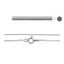 G1056-Colier lant Snake argint 925 0.7mm lungime 42cm - bijuterii personalizate din argint | simoshop