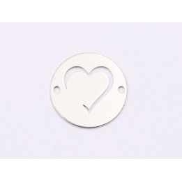E1778 N Link Ag 925 Semiluna , 13mm, 0.5mm 1 buc