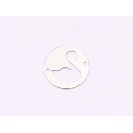 E1779 N Link Ag 925 Inimioara stilizata  , 13mm, 0.5mm 1 buc