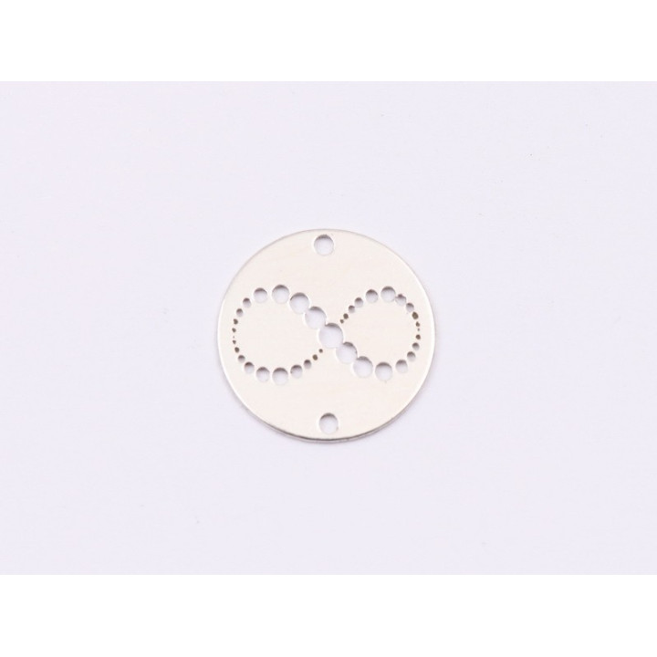 E1783 N Link Ag 925 Doua inimioare  , 13mm, 0.5mm 1 buc