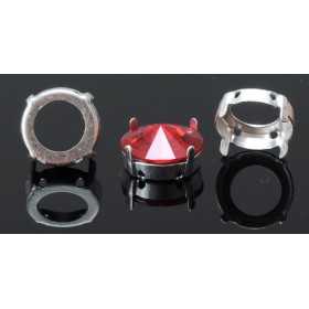 0924-SWAROVSKI ELEMENTS Settings 1122 Rivoli 18mm PLACAT ARGINT - bijuterii personalizate din argint | simoshop