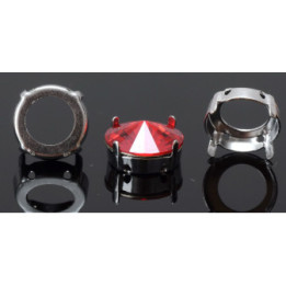0925-SWAROVSKI ELEMENTS Settings 1122 Rivoli 18mm argintiu 1 buc - bijuterii personalizate din argint | simoshop