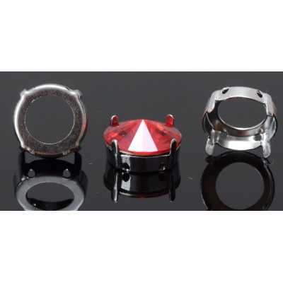 0925-SWAROVSKI ELEMENTS Settings 1122 Rivoli 18mm argintiu 1 buc - bijuterii personalizate din argint | simoshop