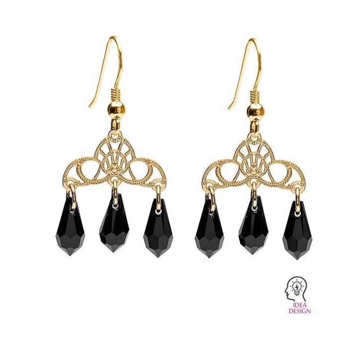 G0816-Chandelier argint 925 19.5x11.60 1 buc - bijuterii personalizate din argint | simoshop