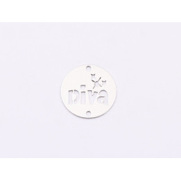 E1826 N Link Ag 925 DIVA, 13mm, 0.5mm - 1 buc