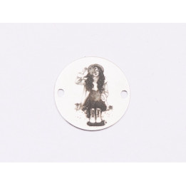 E1827 GS Link Ag 925 Girl, 16.5mm, 0.3mm - 1 buc