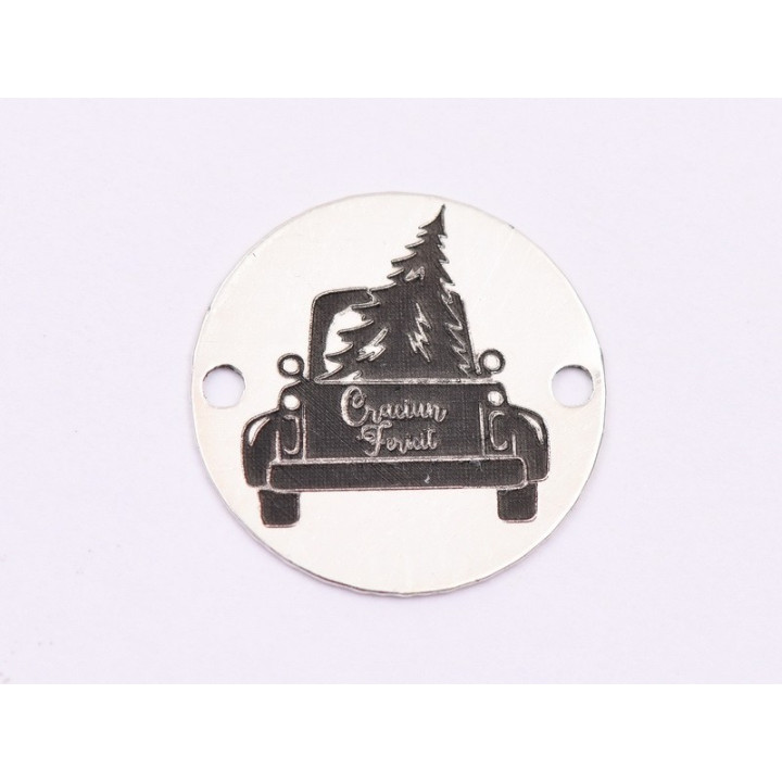 E1871 GS Link Ag 925 Christmas penguin, 12mm - 1 buc