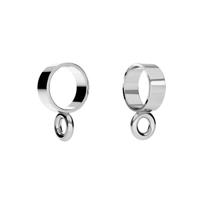 G0193-Distantier argint 925 cu bucla sudata, pentru bratari tip pandora - 1 buc