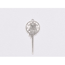 E1881 GS Link Ag 925 Snowman , 12mm - 1 buc