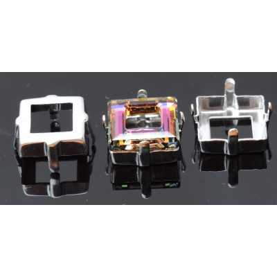 0930-SWAROVSKI ELEMENTS Settings 4439 14mm argintiu fara gauri - bijuterii personalizate din argint | simoshop