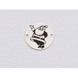 E1881 GS Link Ag 925 Snowman , 12mm - 1 buc