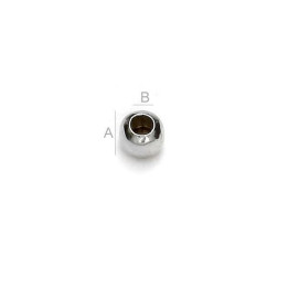 G0854-Bilute 1.8mm gaura 0.8mm 1 bucata - bijuterii personalizate din argint | simoshop