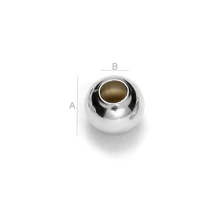 G0860-Bilute 5mm gaura 2.2mm 1 bucata - bijuterii personalizate din argint | simoshop