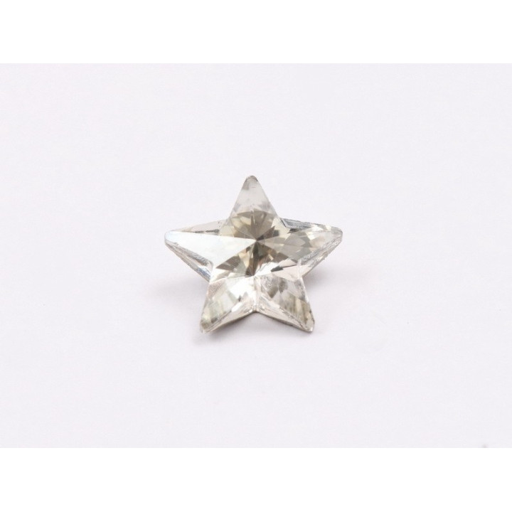 P4622-Cristal Star Fancy Stone, 10mm, Crystal Silver Shade Silver Foiled - 1 buc