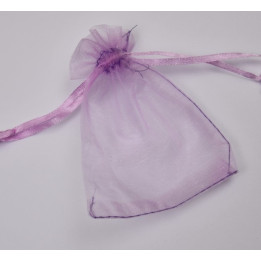 D022-Saculet din organza lila 10x8cm-1 buc