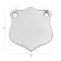 G0864-Link/charm argint 925 pentru inscriptionat 12x11mm - bijuterii personalizate din argint | simoshop