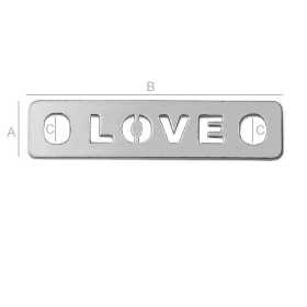Charm Love Argint 925 Decupat - Cadou Romantic