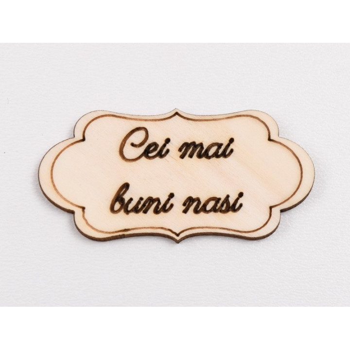 L993-Decupaj din lemn "Cea mai buna sora" 1 buc