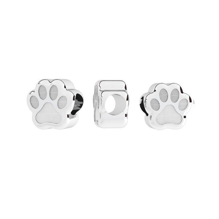 G0236-Distantier argint 925 pentru bratari tip pandora, labuta - 1 buc