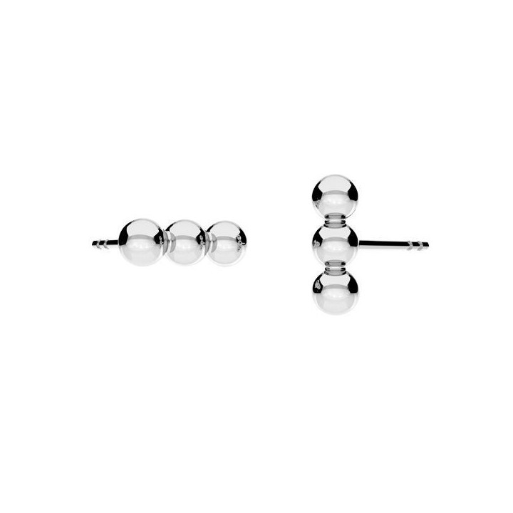 G0248 -Tije cercei bilute argint 3.3x10mm -1 buc