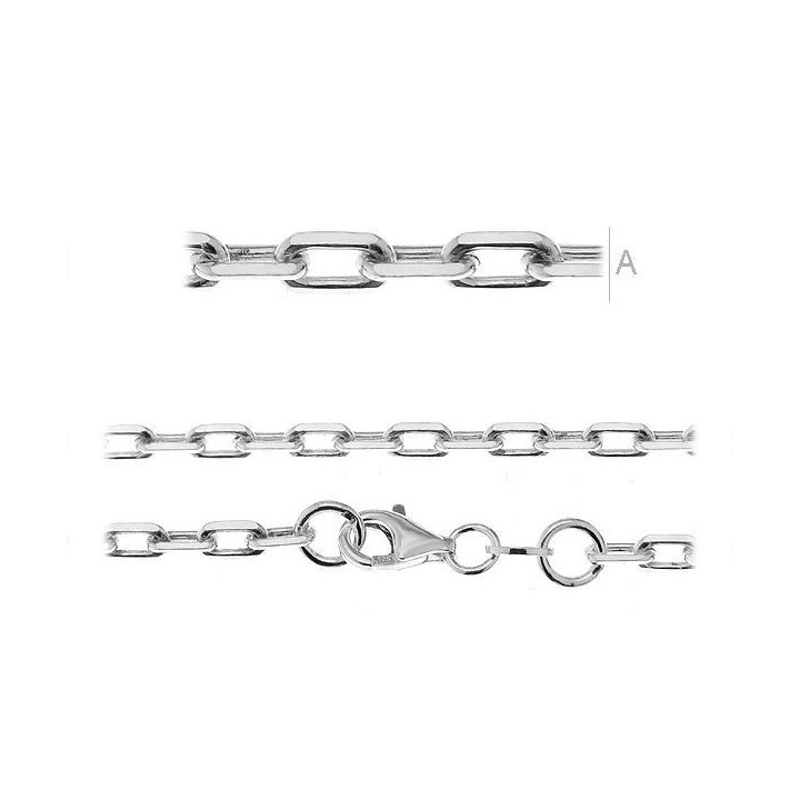 G0879-Bratara argint 925 19cm x 3.1mm 1 bucata - bijuterii personalizate din argint | simoshop