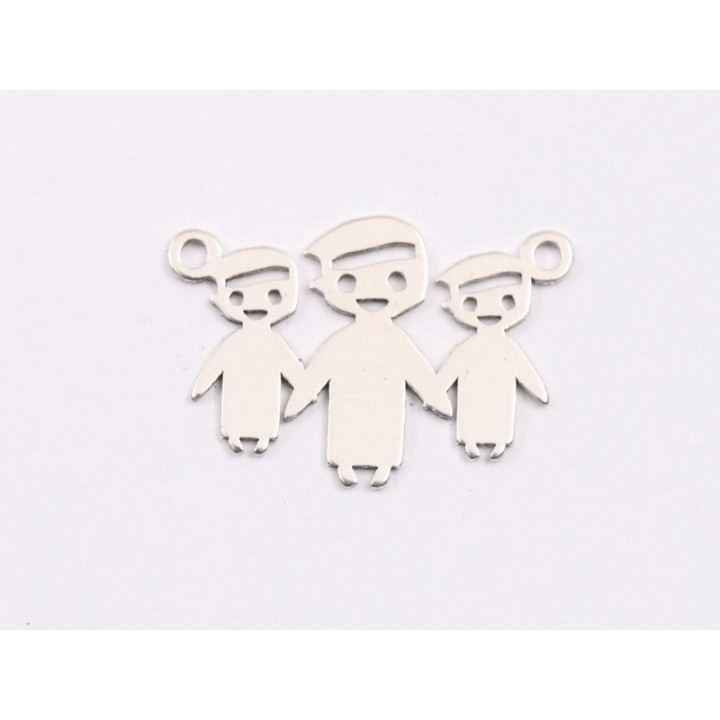 E1914 N Link Ag 925 Familie MFT 21.5x13mm, 0.6mm - 1 buc