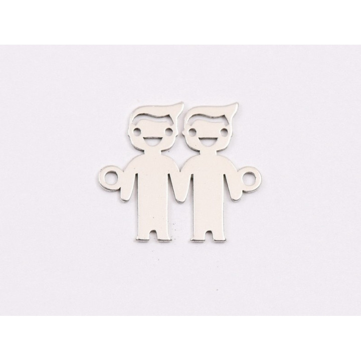 E1915 N Link Ag 925 Familie BTB 18.5x13mm, 0.6mm - 1 buc