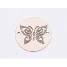 E1933 G Link Ag 925 "Fluture stilizat" 12mm- 1 buc