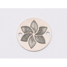 E1934 G Link Ag 925 "Floare stilizata" 12mm- 1 buc
