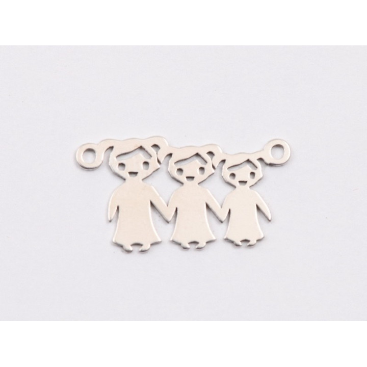E1938 N Link Ag 925 Familie BF 13x15mm, 0.6mm - 1 buc