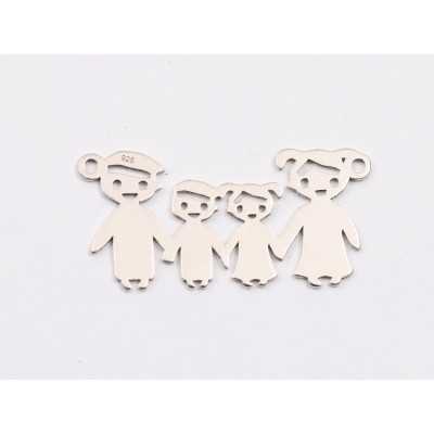 E1940 N Link Ag 925 Familie BBF 19.5x13mm, 0.6mm - 1 buc