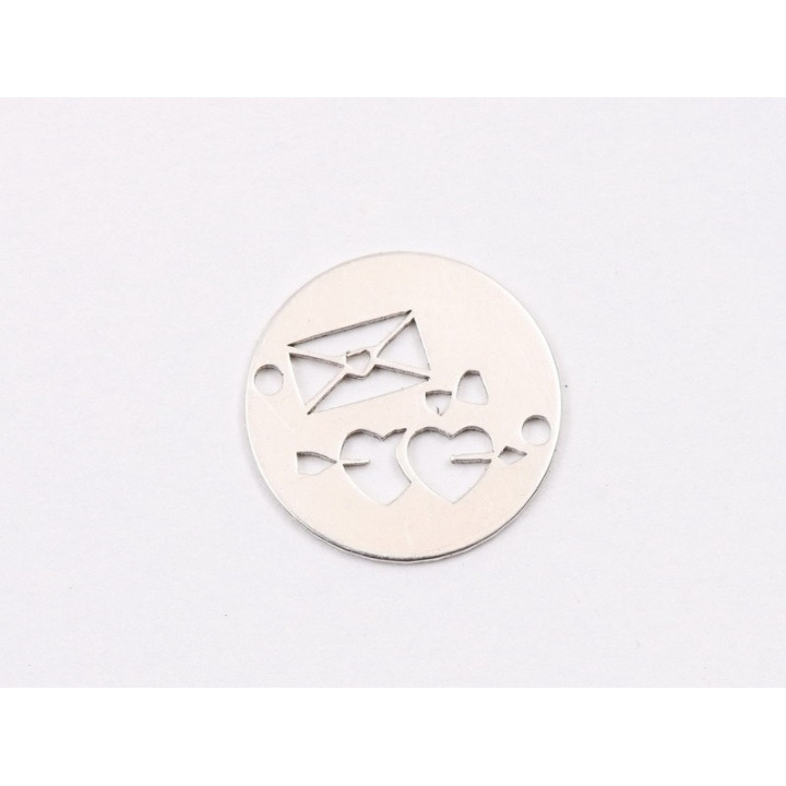 E1945 N Link Ag 925 "Mom of two" 13mm- 1 buc