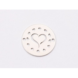 E1946 N Link Ag 925 "Love letter" 13mm- 1 buc