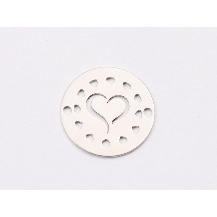 E1946 N Link Ag 925 "Love letter" 13mm- 1 buc