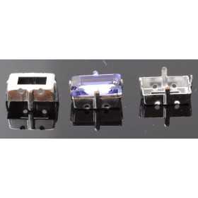 0934-SWAROVSKI ELEMENTS Settings 4527 14x10mm argintiu 4 gauri - bijuterii personalizate din argint | simoshop
