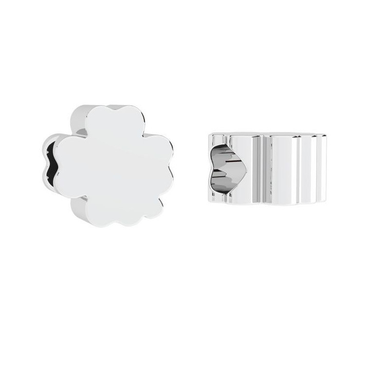 G0278-Distantier trifoi, Argint 925, 10mm -1buc