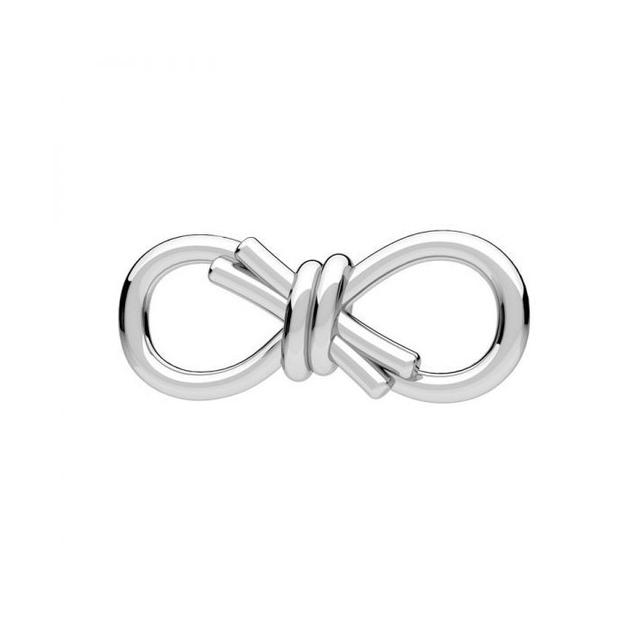 G0323-Charm link infinit din argint 16.2x6.4mm 1 buc