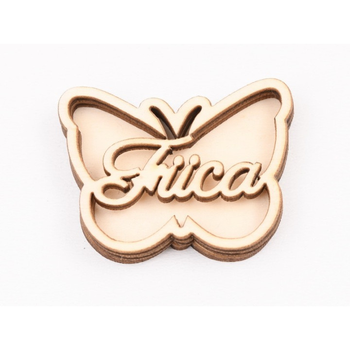 L1088-Fluture trei straturi pentru licheni  "Fiica" , 4x5.5 cm - 1 buc
