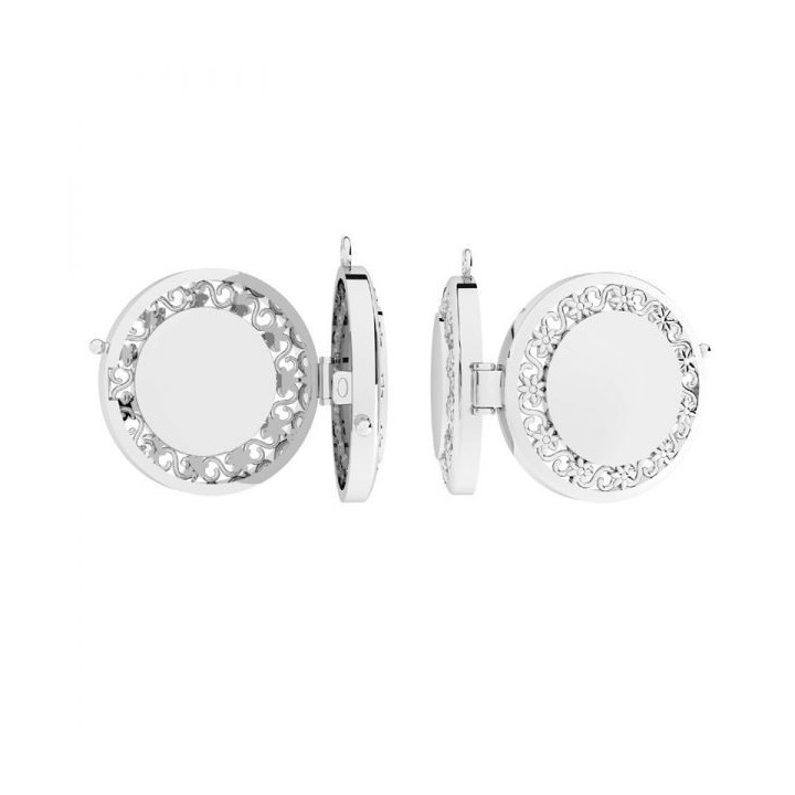 G0373-Pandantiv rotund 22.4x22.9mm, Argint 925 - 1 buc