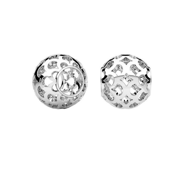 G0425-Distantier argint 925 9x10mm - 1buc