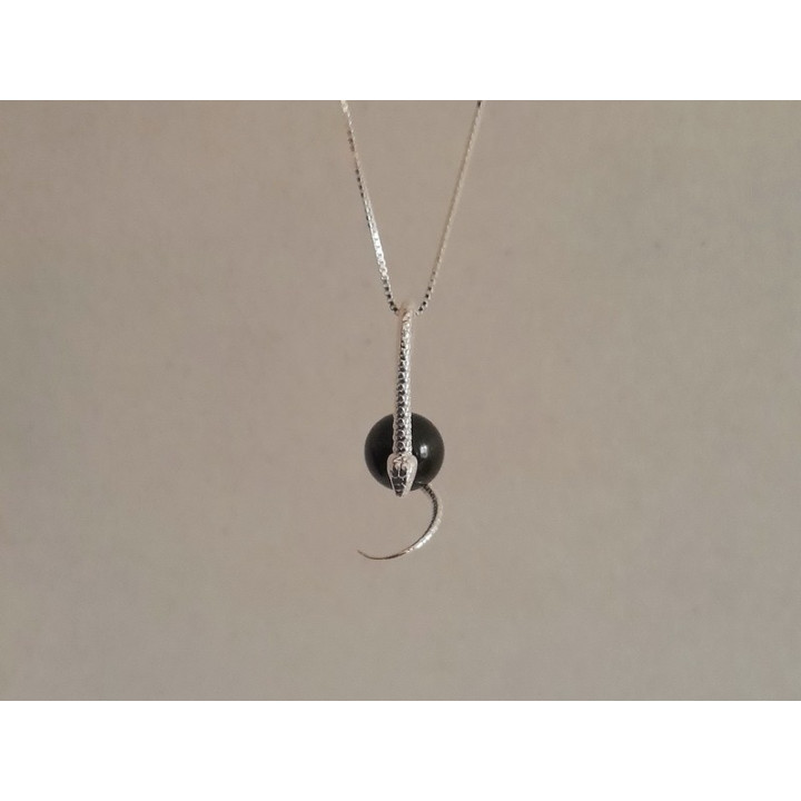 G0834-Pandant Sarpe compatibil cu perle de 10mm