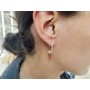 G1847-Cercei argint tortita deschisa drop earrings 22mm -1 buc - bijuterii personalizate din argint | simoshop