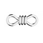 G1250-Pandantiv infinit, Argint 925 13x5mm - 1 buc - bijuterii personalizate din argint | simoshop