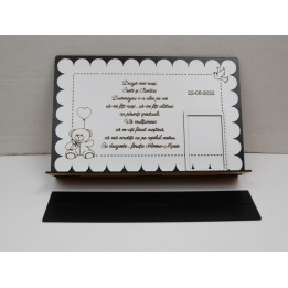 copy of L735 -Decupaj MDF "Dragii mei nasi" 19x21 cm  -1 bucata - bijuterii personalizate din argint | simoshop