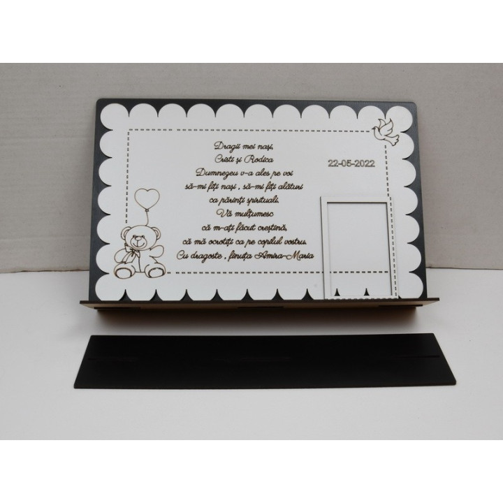 L1104 -Decupaj MDF "Dragii mei nasi" 30x25cm  -1 bucata