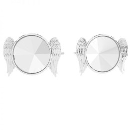 copy of G0797-Pereche tortite cercei Stanga-Dreapta Devil pentru Swarovski 1122 de 6MM - bijuterii personalizate din argint | si