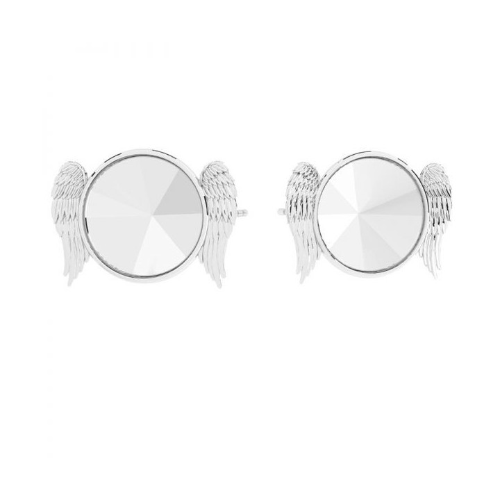 copy of G0797-Pereche tortite cercei Stanga-Dreapta Devil pentru Swarovski 1122 de 6MM - bijuterii personalizate din argint | si
