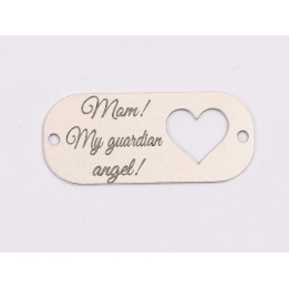 copy of E1985 G Link Ag 925 Carte deschisa "Cea mai buna profesoara" 18x9mm, 0.4mm - bijuterii personalizate din argint | simosh