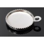 0941-SWAROVSKI ELEMENTS Settings Round Pendant 9mm 1 bucla argin - bijuterii personalizate din argint | simoshop