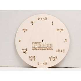 L1108 -Decupaj ceas formule matematice 30cm - 1 buc - bijuterii personalizate din argint | simoshop